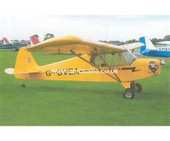 £4000 G-bvea Single Seater Piper J3 Cub Look-alike